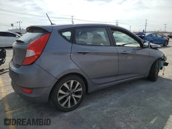 ✅ 2016 Hyundai Accent Sport • VIN: KMHCU5AE0GU272264 • Лот: 67680555. Опубликован ранее на Copart с пробегом 96 921 миль. Бесплатный доступ к архиву аукционных продаж из США и подробный отчёт об истории автомобиля на DreamBid. Изображение 3.
