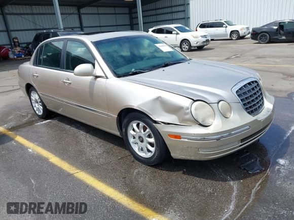 ✅ 2004 Kia Amanti • VIN: KNALD124945045581 • Lot: 42350170. Listed on IAAI with 125,905 mi. Free auction sales archive from the USA and detailed vehicle history report at DreamBid. Image 1.
