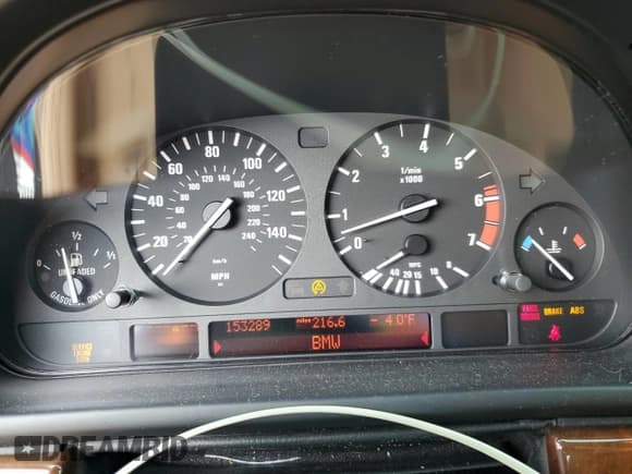 ✅ 2003 BMW 5 Series 540i • VIN: WBADN53473GF71558 • Lot: 73231584. Listed on Copart with 153,289 mi. Free auction sales archive from the USA and detailed vehicle history report at DreamBid. Image 9.