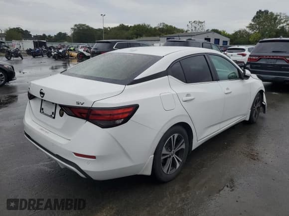 ✅ 2021 Nissan Sentra SV • VIN: 3N1AB8CV3MY232417 • Lot: 80800465. Listed on Copart with 90,332 mi. Free auction sales archive from the USA and detailed vehicle history report at DreamBid. Image 3.