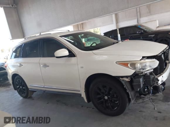 ✅ 2014 Infiniti QX60 • VIN: 5N1AL0MN9EC521348 • Lot: 43777864. Listed on IAAI with 152,003 mi. Free auction sales archive from the USA and detailed vehicle history report at DreamBid. Image 14.