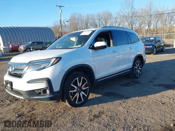 ✅ 2021 Honda Pilot Touring 8-Passenger • VIN: 5FNYF6H96MB038539 • Lot: 41704082. Listed on IAAI with 18,435 mi. Free auction sales archive from the USA and detailed vehicle history report at DreamBid. Image 2.
