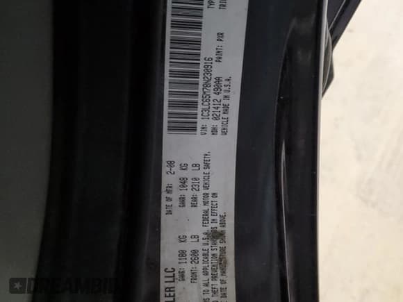 ✅ 2008 Chrysler Sebring Limited • VIN: 1C3LC65M78N230916 • Lot: 90357285. Wystawiony na Copart z przebiegiem 88 627 mil. Bezpłatny archiwum sprzedaży aukcyjnych z USA i szczegółowy raport historii pojazdu na DreamBid. Zdjęcie 12.