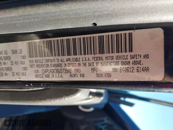 ✅ 2011 Dodge Nitro Heat • VIN: 1D4PU4GK3BW573902 • Lot: 43630383. Listed on IAAI with 100,515 mi. Free auction sales archive from the USA and detailed vehicle history report at DreamBid. Image 9.