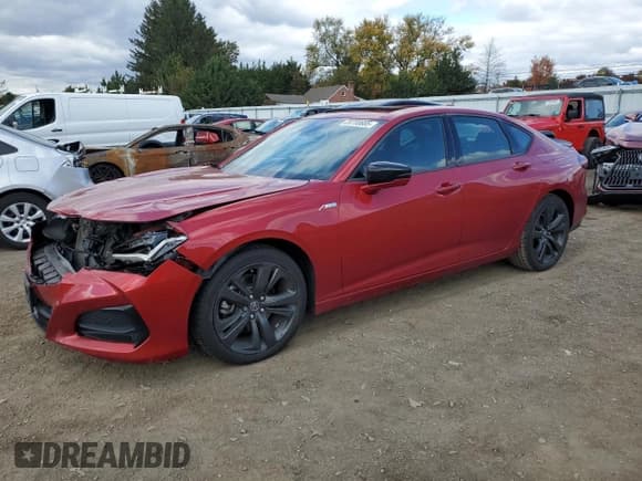 ✅ 2021 Acura TLX w/A-Spec Package • VIN: 19UUB6F52MA003906 • Лот: 89700685. Опубликован ранее на Copart с пробегом 64 126 миль. Бесплатный доступ к архиву аукционных продаж из США и подробный отчёт об истории автомобиля на DreamBid. Изображение 1.