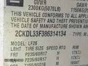 ✅ 2008 Pontiac Torrent • VIN: 2CKDL33F386314134 • Lot: 42837504. Listed on IAAI with 266,922 mi. Free auction sales archive from the USA and detailed vehicle history report at DreamBid. Image 9.