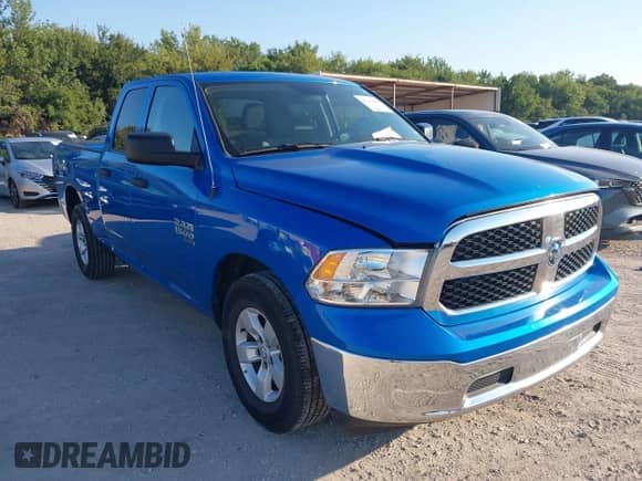 2024 Ram 1500 SLT z VIN 1C6RR6GG0RS123129, wystawiony jako IAAI lot #43186866 z przebiegiem 53 868 mil mil oraz . Historia ofert i sprzedaży dostępna na DreamBid. Obrazek 1.