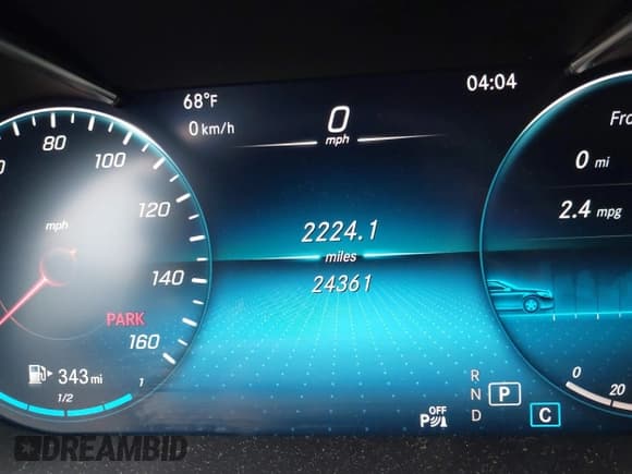 ✅ 2022 Mercedes-Benz C 300 • VIN: W1KWJ8DB7NG115264 • Lot: 41353889. Listed on IAAI with 24,361 mi. Free auction sales archive from the USA and detailed vehicle history report at DreamBid. Image 16.