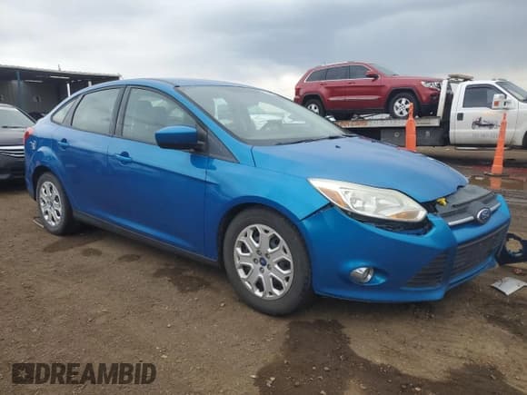 ✅ 2012 Ford Focus SE • VIN: 1FAHP3F28CL195928 • Lot: 56401745. Listed on Copart with 192,779 mi. Free auction sales archive from the USA and detailed vehicle history report at DreamBid. Image 4.