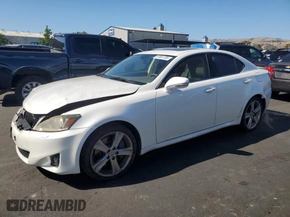 ✅ 2012 Lexus IS 350 • VIN: JTHBE5C22C5028831 • Lot: 57651735. Listed on Copart with 82,730 mi. Free auction sales archive from the USA and detailed vehicle history report at DreamBid. Image 1.