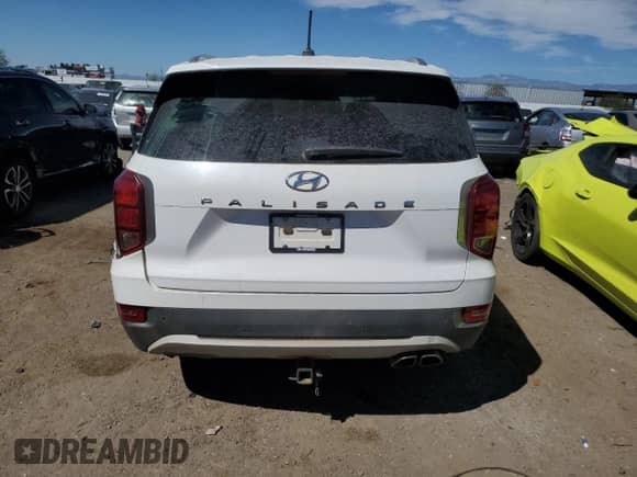 2020 Hyundai Palisade SE z VIN KM8R14HE1LU052385, wystawiony jako Copart lot #71773294 z przebiegiem 55 794 mil mil oraz Szkoda całkowita • Salvage title. Historia ofert i sprzedaży dostępna na DreamBid. Obrazek 6.