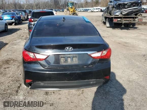 2014 Hyundai Sonata GLS with VIN 5NPEB4AC9EH857542, listed as a Copart auction lot 36860484 with Not provided miles and Salvage title. Bid and sale history available at DreamBid. Image 6.
