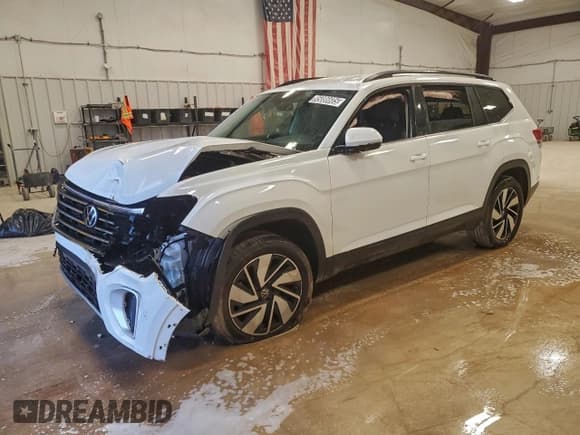 ✅ 2025 Volkswagen Atlas SE • VIN: 1V2HR2CA7SC503159 • Lot: 95086605. Listed on Copart with 38,595 mi. Free auction sales archive from the USA and detailed vehicle history report at DreamBid. Image 1.