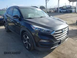 2016 Hyundai Tucson Sport with VIN KM8J33A27GU157035, listed as a IAAI auction lot 43358962 with 147,793 mi miles and . Bid and sale history available at DreamBid. Image 1.