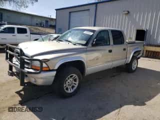 2002 Dodge Dakota SLT z VIN 1B7HG48NX2S536791, wystawiony jako Copart lot #60896504 z przebiegiem 178 827 mil mil oraz Szkoda całkowita • Salvage title. Historia ofert i sprzedaży dostępna na DreamBid. Obrazek 1.