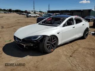 ✅ 2024 Tesla Model S Plaid • VIN: 5YJSA1E60RF541217 • Lot: 80313785. Wystawiony na Copart z przebiegiem 8 639 mil. Bezpłatny archiwum sprzedaży aukcyjnych z USA i szczegółowy raport historii pojazdu na DreamBid. Zdjęcie 1.