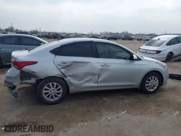 2020 Hyundai Accent SE with VIN 3KPC24A63LE126821, listed as a IAAI auction lot 41555407 with 33,639 mi miles and . Bid and sale history available at DreamBid. Image 13.