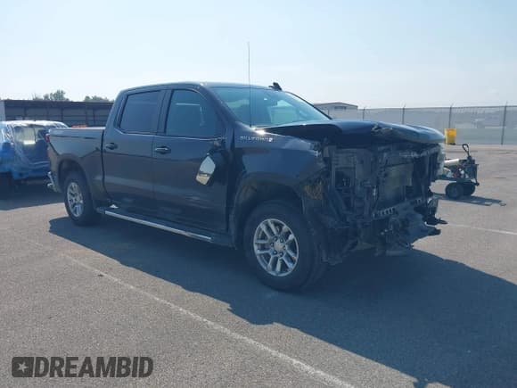 ✅ 2023 Chevrolet Silverado 1500 LT • VIN: 1GCUDDED2PZ238494 • Lot: 42991987. Listed on IAAI with Not provided. Free auction sales archive from the USA and detailed vehicle history report at DreamBid. Image 1.