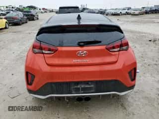 2019 Hyundai Veloster Turbo z VIN KMHTH6AB9KU014530, wystawiony jako Copart lot #80014514 z przebiegiem 72 139 mil mil oraz Szkoda całkowita • Salvage title. Historia ofert i sprzedaży dostępna na DreamBid. Obrazek 6.