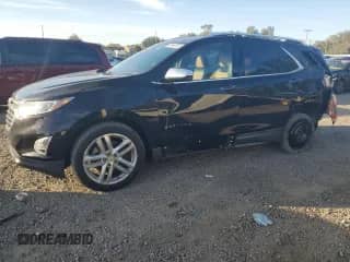 2018 Chevrolet Equinox Premier z VIN 2GNAXNEX2J6229525, wystawiony jako Copart lot #89667055 z przebiegiem 130 483 mil mil oraz Szkoda całkowita • Salvage title. Historia ofert i sprzedaży dostępna na DreamBid. Obrazek 1.