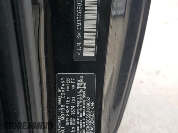 ✅ 2009 Hyundai Accent Auto GS • VIN: KMHCM36C69U109052 • Лот: 42743345. Опубликован ранее на Copart с пробегом 150 052 миль. Бесплатный доступ к архиву аукционных продаж из США и подробный отчёт об истории автомобиля на DreamBid. Изображение 12.