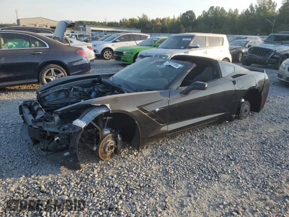 2019 Chevrolet Corvette 1LT z VIN 1G1YB2D73K5123693, wystawiony jako Copart lot #75279184 z przebiegiem Nie podano mil oraz Szkoda całkowita • Salvage title. Historia ofert i sprzedaży dostępna na DreamBid. Obrazek 1.