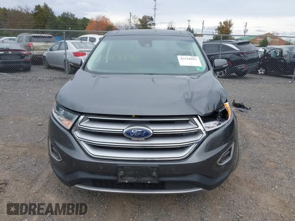 ✅ 2017 Ford Edge Titanium • VIN: 2FMPK4K8XHBB55180 • Lot: 43518883. Listed on IAAI with 125,009 mi. Free auction sales archive from the USA and detailed vehicle history report at DreamBid. Image 13.