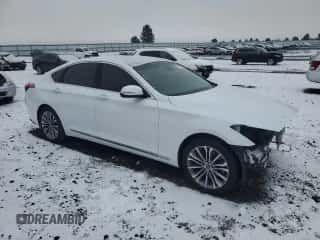 2015 Hyundai Genesis 3.8L z VIN KMHGN4JE5FU088025, wystawiony jako Copart lot #82475204 z przebiegiem 40 017 mil mil oraz Szkoda całkowita • Salvage title. Historia ofert i sprzedaży dostępna na DreamBid. Obrazek 4.