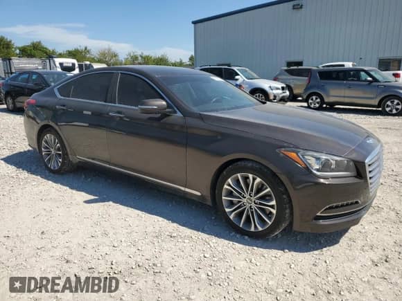 2015 Hyundai Genesis 3.8L z VIN KMHGN4JEXFU039757, wystawiony jako Copart lot #69880664 z przebiegiem 82 495 mil mil oraz Szkoda całkowita • Salvage title. Historia ofert i sprzedaży dostępna na DreamBid. Obrazek 4.