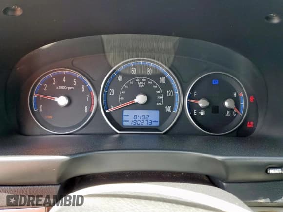 ✅ 2009 Hyundai Santa Fe SE • VIN: 5NMSH13E79H329984 • Lot: 60448555. Listed on Copart with 190,273 mi. Free auction sales archive from the USA and detailed vehicle history report at DreamBid. Image 9.