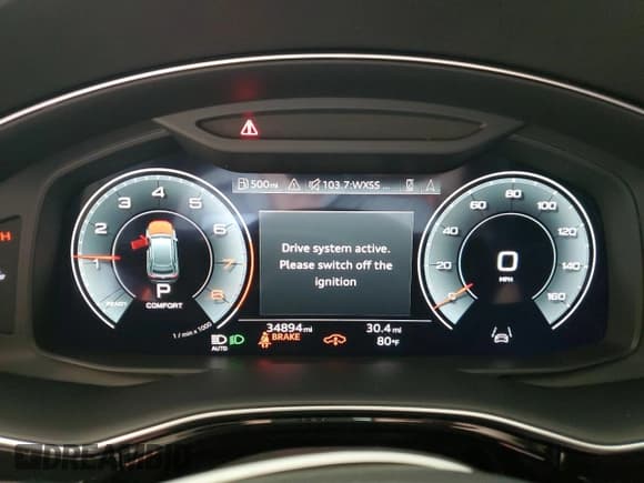 ✅ 2021 Audi Q8 Prestige • VIN: WA1FVAF1XMD012411 • Lot: 61465955. Listed on Copart with 34,894 mi. Free auction sales archive from the USA and detailed vehicle history report at DreamBid. Image 9.