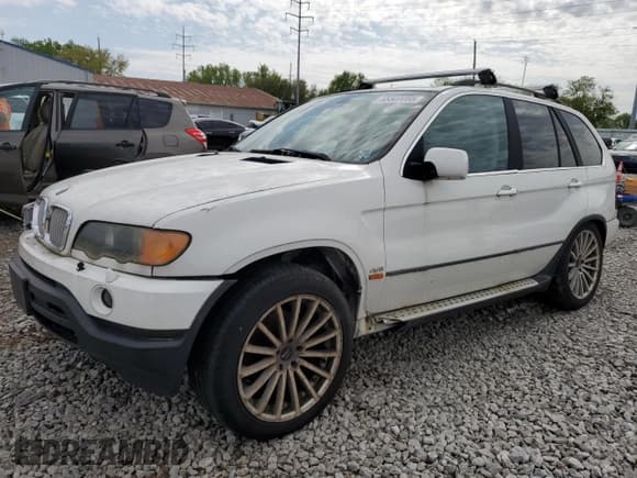 ✅ 2001 BMW X5 4.4i • VIN: WBAFB33501LH24509 • Lot: 71172515. Listed on Copart with Not provided. Free auction sales archive from the USA and detailed vehicle history report at DreamBid. Image 1.