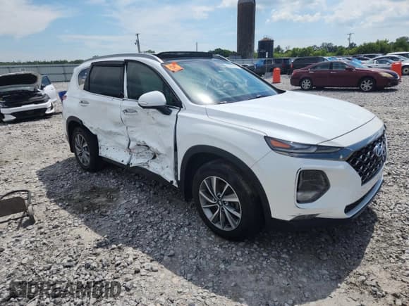 ✅ 2020 Hyundai Santa Fe Limited • VIN: 5NMS53AD6LH147005 • Lot: 63312915. Listed on Copart with 75,255 mi. Free auction sales archive from the USA and detailed vehicle history report at DreamBid. Image 4.