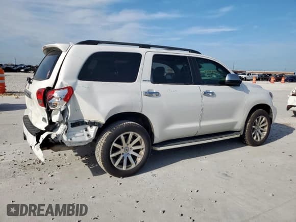 ✅ 2013 Toyota Sequoia Limited • VIN: 5TDKY5G19DS049911 • Lot: 61542655. Listed on Copart with 182,769 mi. Free auction sales archive from the USA and detailed vehicle history report at DreamBid. Image 3.
