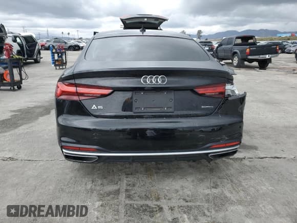 ✅ 2023 Audi A5 Sportback Premium • VIN: WAUABCF50PA026120 • Lot: 48141855. Listed on Copart with 38,272 mi. Free auction sales archive from the USA and detailed vehicle history report at DreamBid. Image 6.