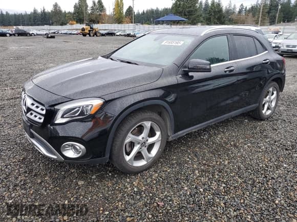 ✅ 2018 Mercedes-Benz GLA 250 • VIN: WDCTG4GB7JJ488098 • Lot: 91685195. Listed on Copart with 57,213 mi. Free auction sales archive from the USA and detailed vehicle history report at DreamBid. Image 1.