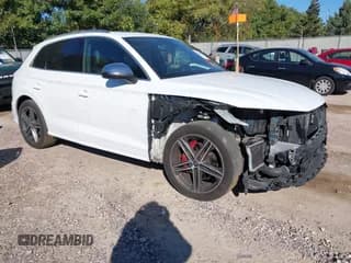 ✅ 2018 Audi SQ5 Premium Plus • VIN: WA1A4AFY2J2209672 • Lot: 43405238. Listed on IAAI with 61,075 mi. Free auction sales archive from the USA and detailed vehicle history report at DreamBid. Image 1.
