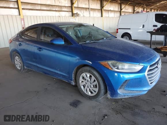 2017 Hyundai Elantra SE z VIN 5NPD74LF7HH201820, wystawiony jako Copart lot #82784725 z przebiegiem 346 253 mil mil oraz Szkoda całkowita • Salvage title. Historia ofert i sprzedaży dostępna na DreamBid. Obrazek 4.
