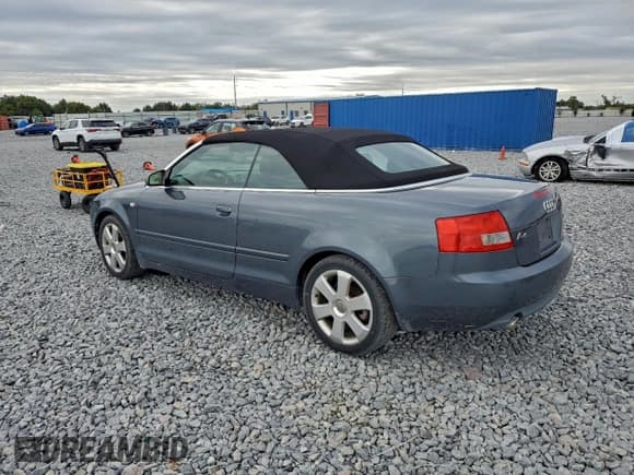 ✅ 2004 Audi A4 3.0L • VIN: WAUDT48H04K012747 • Lot: 96081575. Listed on Copart with 111,318 mi. Free auction sales archive from the USA and detailed vehicle history report at DreamBid. Image 2.