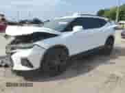 2020 Chevrolet Blazer RS with VIN 3GNKBERS7LS543273, listed as a Copart auction lot 68620344 with 68,186 mi miles and Salvage title. Bid and sale history available at DreamBid. Image 1.