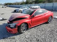 ✅ 2021 Infiniti Q60 Red Sport 400 • VIN: JN1FV7LL3MM560641 • Lot: 50045225. Wystawiony na Copart z przebiegiem 24 906 mil. Bezpłatny archiwum sprzedaży aukcyjnych z USA i szczegółowy raport historii pojazdu na DreamBid. Zdjęcie 1.