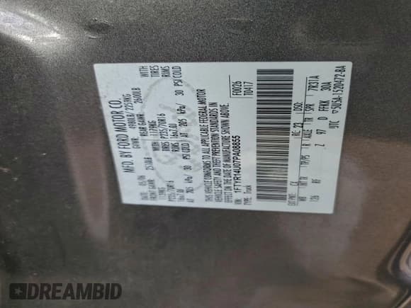 ✅ 2007 Ford Ranger XL • VIN: 1FTYR14U07PA08855 • Lot: 93884845. Wystawiony na Copart z przebiegiem 313 290 mil. Bezpłatny archiwum sprzedaży aukcyjnych z USA i szczegółowy raport historii pojazdu na DreamBid. Zdjęcie 13.