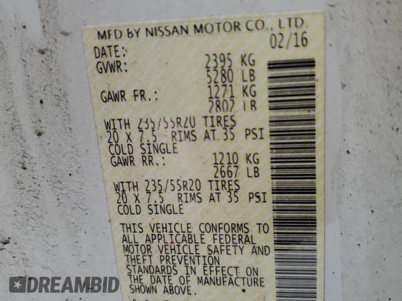 ✅ 2016 Nissan Murano Platinum • VIN: 5N1AZ2MH0GN121061 • Лот: 84778985. Опубликован ранее на Copart с пробегом 56 076 миль. Бесплатный доступ к архиву аукционных продаж из США и подробный отчёт об истории автомобиля на DreamBid. Изображение 14.