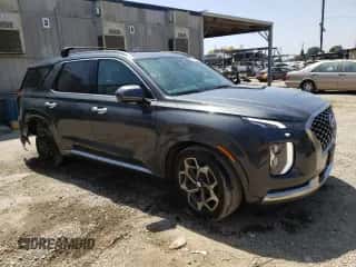 2022 Hyundai Palisade Calligraphy z VIN KM8R74HE5NU423274, wystawiony jako Copart lot #69466784 z przebiegiem 46 976 mil mil oraz Szkoda całkowita • Salvage title. Historia ofert i sprzedaży dostępna na DreamBid. Obrazek 4.