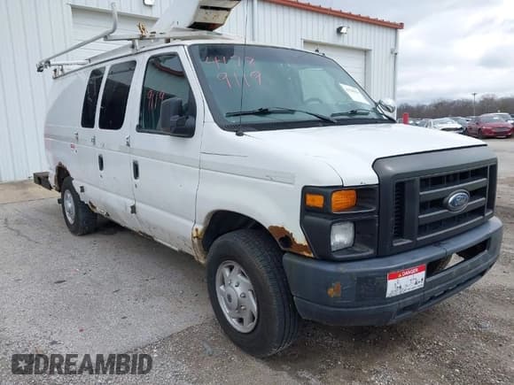✅ 2008 Ford Econoline Cargo Commercial • VIN: 1FTSE34L38DA85713 • Lot: 41789119. Listed on IAAI with 182,002 mi. Free auction sales archive from the USA and detailed vehicle history report at DreamBid. Image 1.