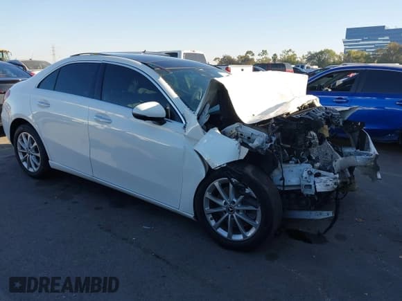 ✅ 2020 Mercedes-Benz A 220 • VIN: W1K3G4EB7LW046328 • Lot: 43562915. Listed on IAAI with Not provided. Free auction sales archive from the USA and detailed vehicle history report at DreamBid. Image 1.