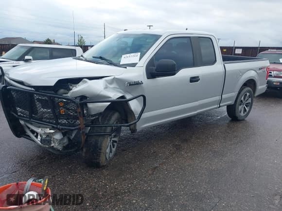 ✅ 2019 Ford F-150 XL • VIN: 1FTFX1E58KKF17439 • Lot: 42157214. Listed on IAAI with 90,974 mi. Free auction sales archive from the USA and detailed vehicle history report at DreamBid. Image 2.