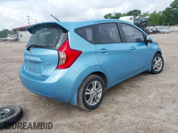 ✅ 2014 Nissan Note SV • VIN: 3N1CE2CP4EL437368 • Lot: 42117449. Listed on IAAI with 75,679 mi. Free auction sales archive from the USA and detailed vehicle history report at DreamBid. Image 4.
