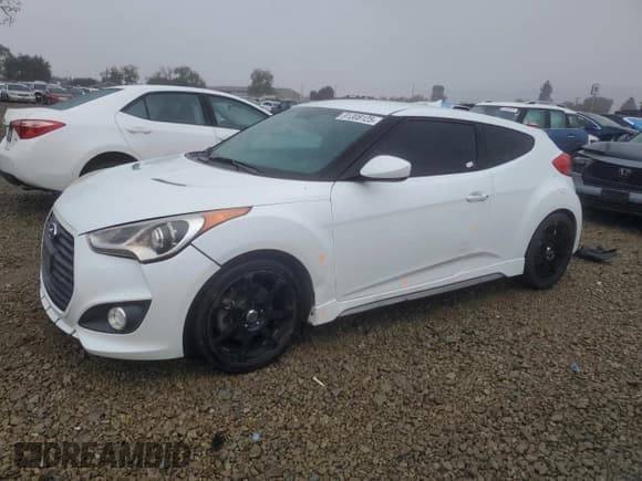 ✅ 2014 Hyundai Veloster Turbo • VIN: KMHTC6AE5EU206265 • Lot: 91308125. Listed on Copart with 121,477 mi. Free auction sales archive from the USA and detailed vehicle history report at DreamBid. Image 1.