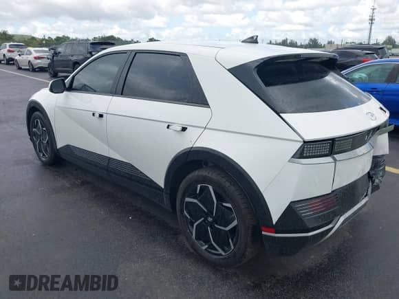 2024 Hyundai Ioniq 5 SEL with VIN KM8KN4DE8RU257481, listed as a IAAI auction lot 43408562 with 29,475 mi miles and . Bid and sale history available at DreamBid. Image 3.